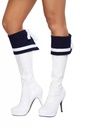 Naughty Navy Yard Vixen Boot Cuffs - As Shown