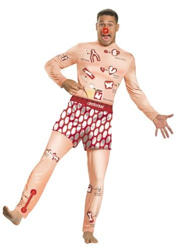 [31001196] Operation Adult Men Costume Std/Adult