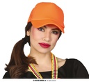 Orange Neon Cap 80's Eighties
