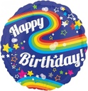 P32 Hbd Colorful Rainbow Fun Jumbo Balloon 28In