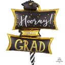 P35 GRAD SIGN SUPERSHAPE FOIL BALLOON
