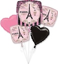 P75 A Day In Paris Balloon Bouquet