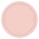 Pale Pink Value Round Paper Plates, 9"