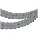 Paper Garland 3.6 m x 17.7 cm Silver