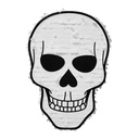  Die cut(34X50) cm-Skull Pinatas