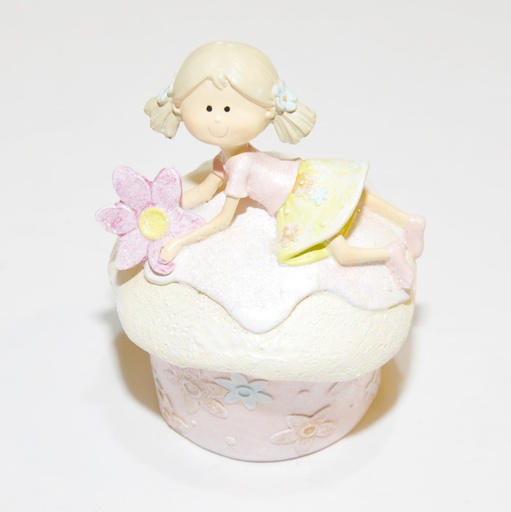 [32497258] Pink Cupcake Girl 3.25 X4.3"Rs