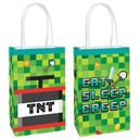 Pixel Party Kraft Bag Containers
