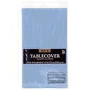 Plastic Rectangular Table Cover (54X108) Inches-Light Blue