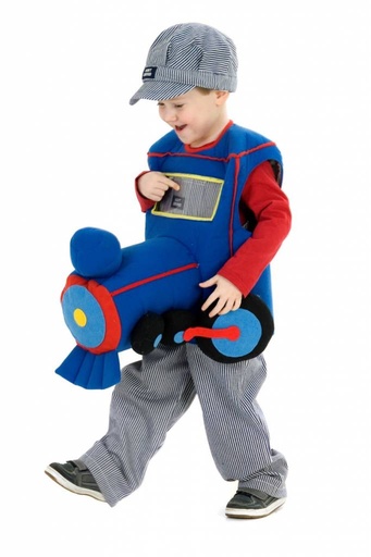 [26018328] Plush Ride-In Train/AS Boys Child