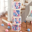 Pop Up Baby Blocks Gender Reveal