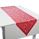 Red Bandana Table runner (2.20X0.43) cm Barn & Western