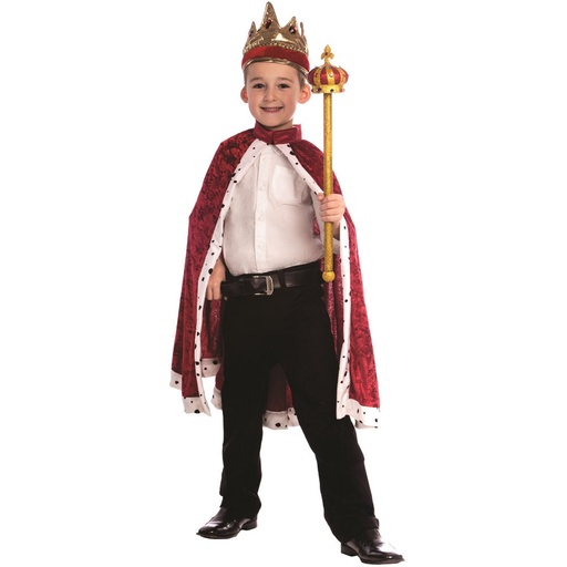 [95584876] Red King's Robe - One Size Fits Most