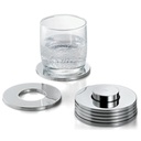 Ring Coaster 7 Pcs Set Rhodium Im. 4# Mens Gifts