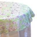 Round Table Cover 120cm-Green-Purple