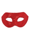 Sequin Eyemask Red