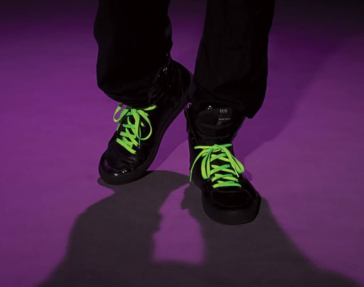 [20382751] Shoe Lace Neon 80's Eighties