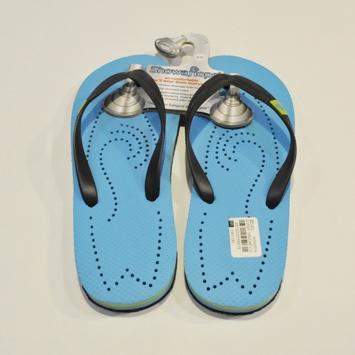 [00034357] Slipper - Turq/Lime Surf 9/10