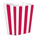 Small Popcorn Shaped Favor Box - Apple Red Hollywood Movie Night