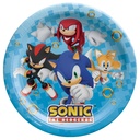 Sonic 9 Inch Round Plates 8/pk