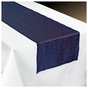 Sparkling Sapphire Sequin Table Runner Hollywood Movie Night