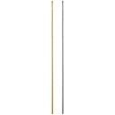 Sparkling Thin Birthday Candle - Silver & Gold