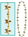 Star Bead Necklace - Gold New Year