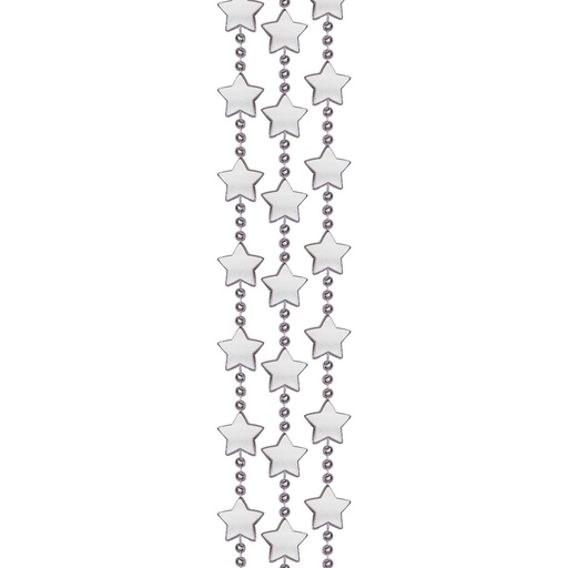 [40586636] Star Bead Necklace - Silver National Day