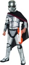 Star Wars Ep7- Captain Phasma Classic Costume (Sml) Boys Child