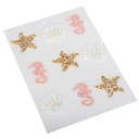 Sticker 9/pk 3 cm-Under The Sea Stickers & Tattoos