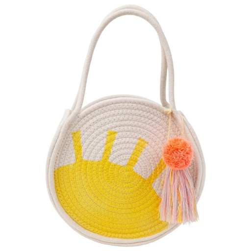 [97453559] Sun Woven Cotton Rope Bag Bags & Pouches