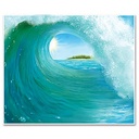 Surf Wave Insta-Mural Mermaid
