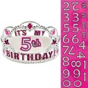 Tiara - Birthday Age Customizable Tiaras