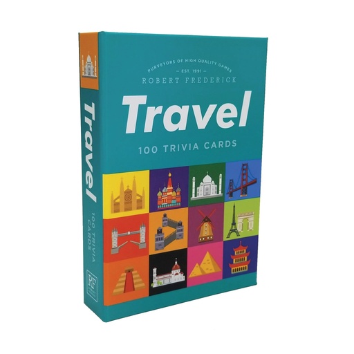 [90166278] Travel - 100pc Trivia Quiz Decks Games & Puzzles