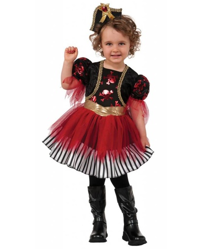 [106379678] Treasure Island Pirate Girls Costume M/Child 5-7