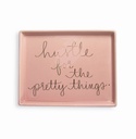 Trinket Tray Pink - Hustle For Pretty Things Home Accessories