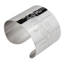 Tube Cuff Map Jewelry