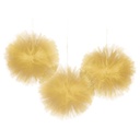 Tulle Fluffy Decorations-Gold