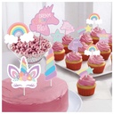 Unicorn Party Paper Topper Kit