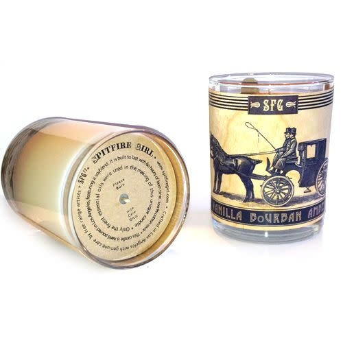 [97618487] Vanilla Bourbon Amber Candle Candles & Insense