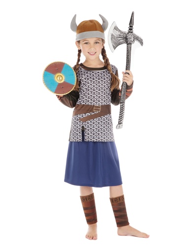 [R3-CF205CS] Viking Girl Costume S/Child