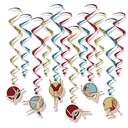 Vintage Circus Whirls
