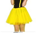 WOMAN NEON YELLOW TUTU 40 CM 80's Eighties