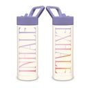Water Bottle with Straw - Inhale Exhale