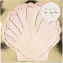 Watercolour Clam Napkins