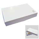 White Box- (19X12X3) Inches