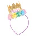 Young Birthday Girl Crown Headband