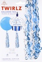 balloon tissue tail blue