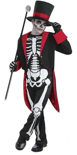 [RL-CC942CM] Mr. Bone Jangles Boys Costume (128 cm)