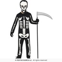 Skeleton Jumpsuit W/Hood