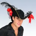 Hat - Buccaneer W/2 Bows
